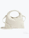 Intrecciato Mini Hop Tote Bag White - BOTTEGA VENETA - BALAAN 2