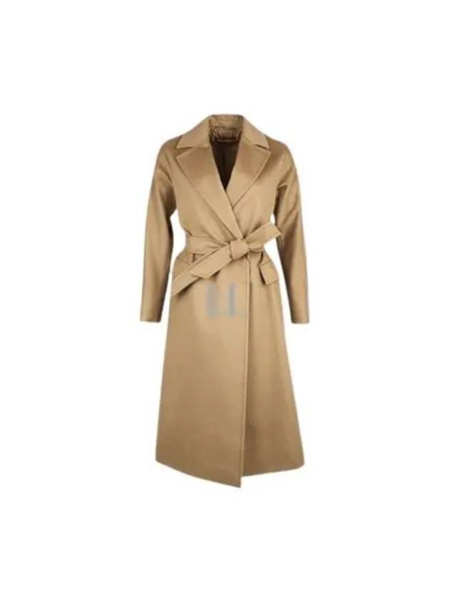 Brado Belted Single Coat Beige - MAX MARA - BALAAN 2