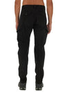 Stretch Sateen Ergonomic Lens Cargo Straight Pants Black - CP COMPANY - BALAAN 4