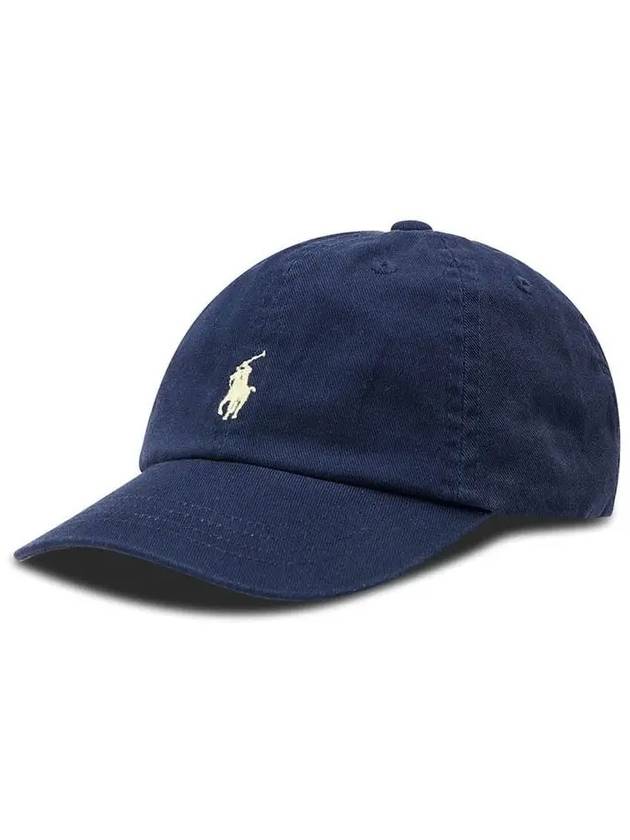 Kids Pony Embroidery Cap Hat Navy 552489 004 - POLO RALPH LAUREN - BALAAN 2