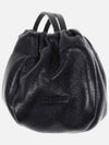 Women's Ripple Mini Pouch Bucket Bag Black - JIL SANDER - BALAAN 3