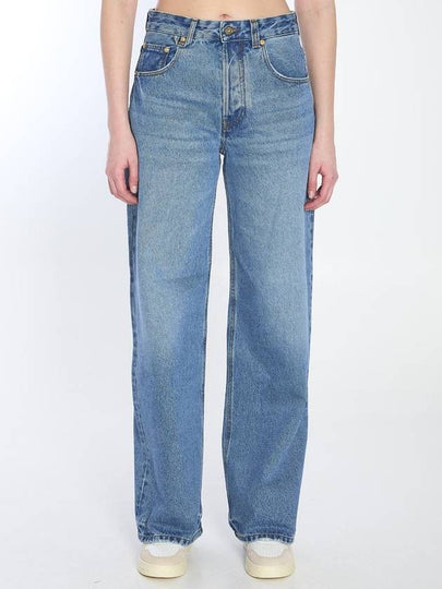 Le De Nimes Oversized Wide Jeans Blue - JACQUEMUS - BALAAN 2