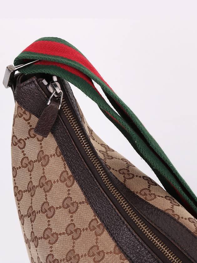 GG fabric three stripe large hobo shoulder bag 189752 - GUCCI - BALAAN 6