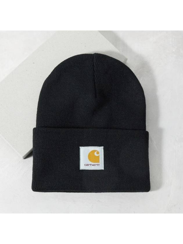 Acrylic Watch Beanie Black - CARHARTT WIP - BALAAN 2