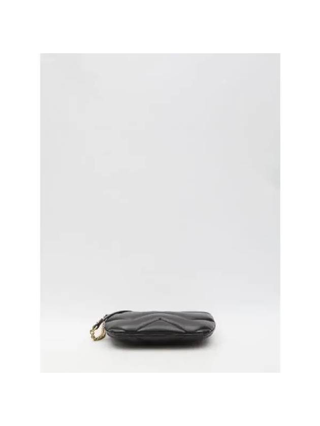 Marmont Small Leather Shoulder Bag Black - GUCCI - BALAAN 4