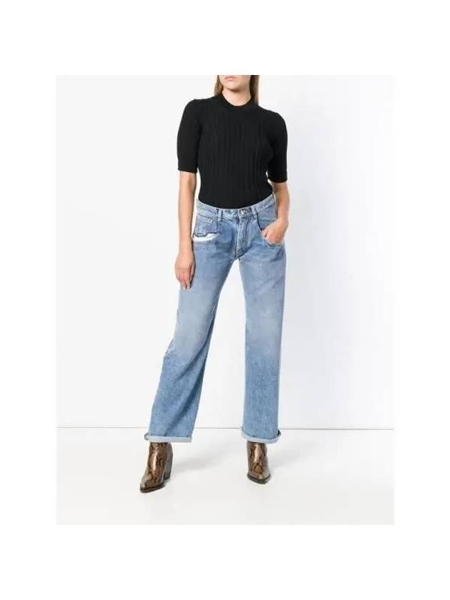 Five Pocket Straight Jeans Blue - MAISON MARGIELA - BALAAN 3