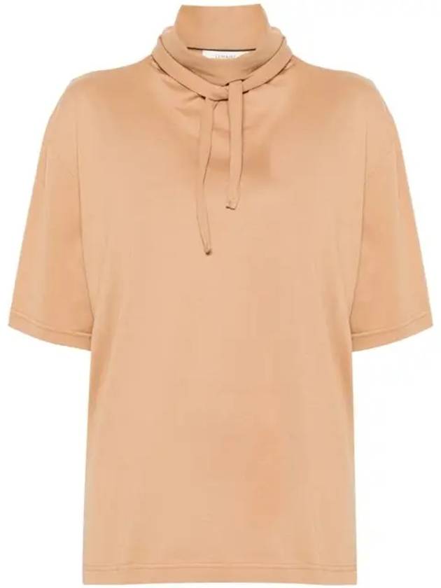 Women's Foulard Short Sleeve T Shirt Sand - LEMAIRE - BALAAN 2