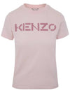 2TS841 4SA 34 Classic Logo Women s Pink Short Sleeve T Shirt - KENZO - BALAAN 2