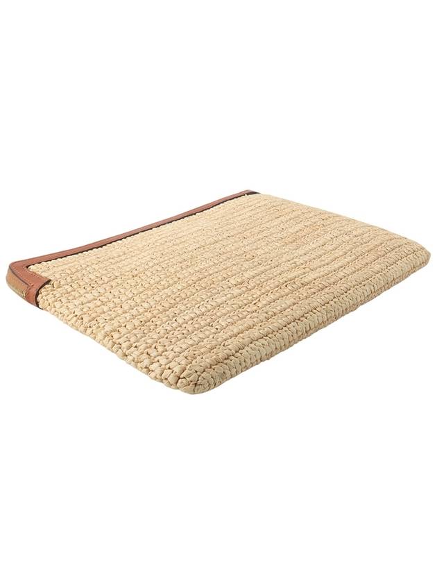 10D672CEW Raffia Triope Small Clutch 34123 2 - CELINE - BALAAN 6