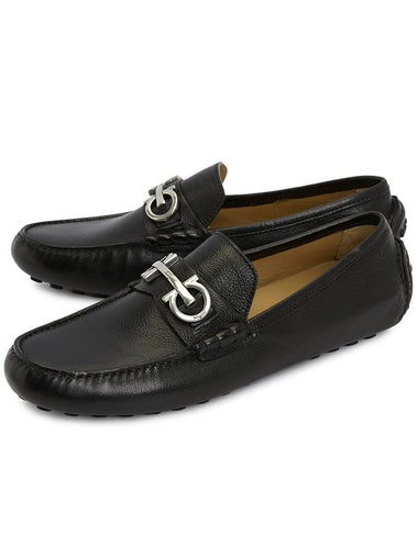 Ferragamo GRAZIOSO NERO 0758351 EE Men s Loafer Foot Ball - SALVATORE FERRAGAMO - BALAAN 1