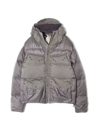 Wind Combo Down Anorak Grey - TEN C - BALAAN 1