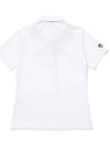 2ENIDUG Embroidered Collar Women’s T-Shirt OFF-WHITE - 20THHOLE - BALAAN 3