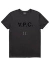 VPC Logo Organic Cotton Short Sleeve T-Shirt Black - A.P.C. - BALAAN 2