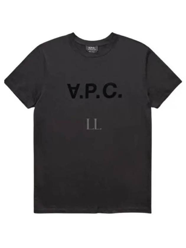 VPC Logo Organic Cotton Short Sleeve T-Shirt Black - A.P.C. - BALAAN 2