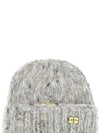 Chunky Marled Beanie Grey - GANNI - BALAAN 2