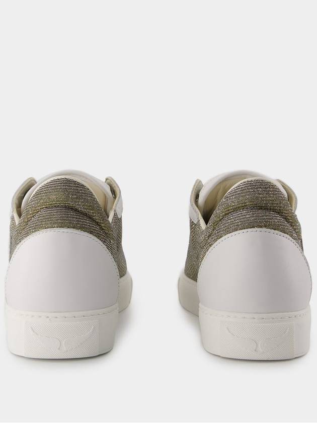 Fly On Sneakers - Zadig & Voltaire - Synthetic - Silver - ZADIG & VOLTAIRE - BALAAN 3