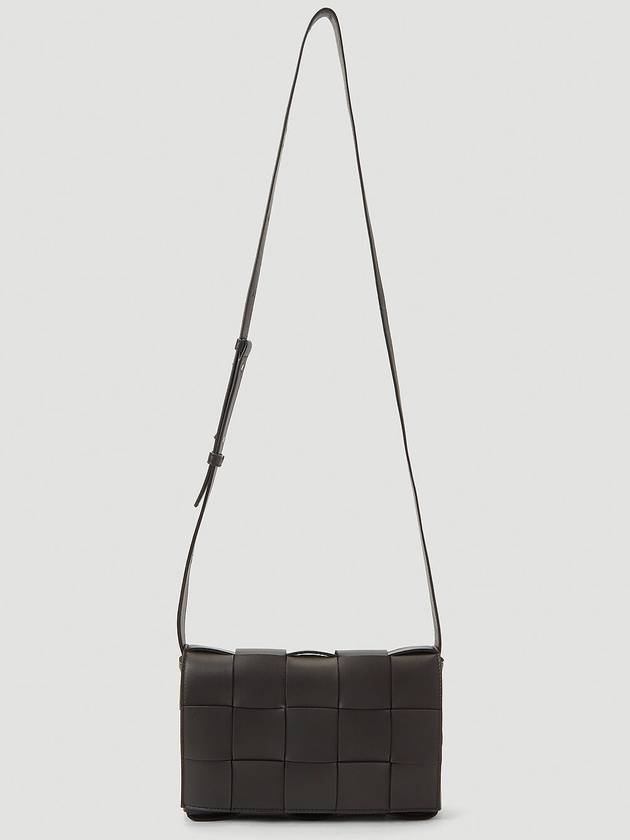 Intrecciato Cassette Cross Bag Black - BOTTEGA VENETA - BALAAN 3