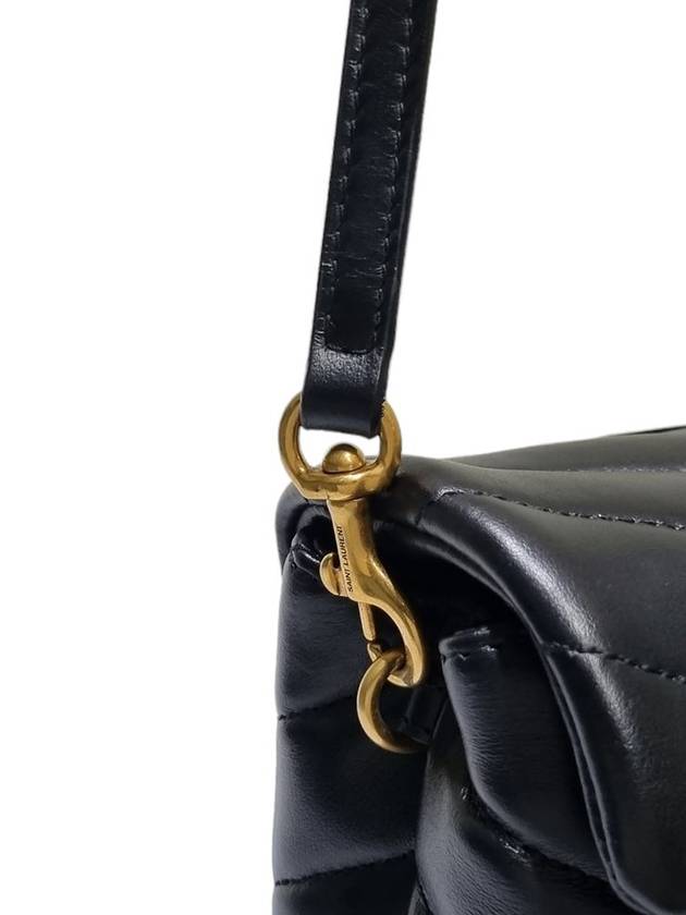 Women s 630951 Black Leather Gold Lulu Toy Cross Bag - SAINT LAURENT - BALAAN 8