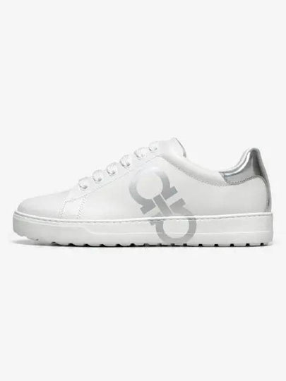 Gancini Low Top Sneakers White - SALVATORE FERRAGAMO - BALAAN 2