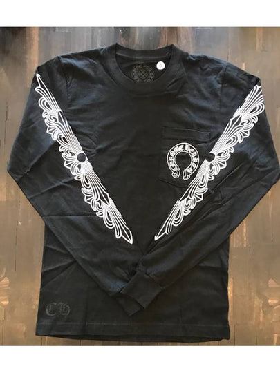 horseshoe long sleeve tshirt - CHROME HEARTS - BALAAN 2