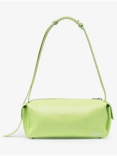 Bauletto Pele Lisica Cross Bag Green FW21BAGBAUPE03 - SUNNEI - BALAAN 1