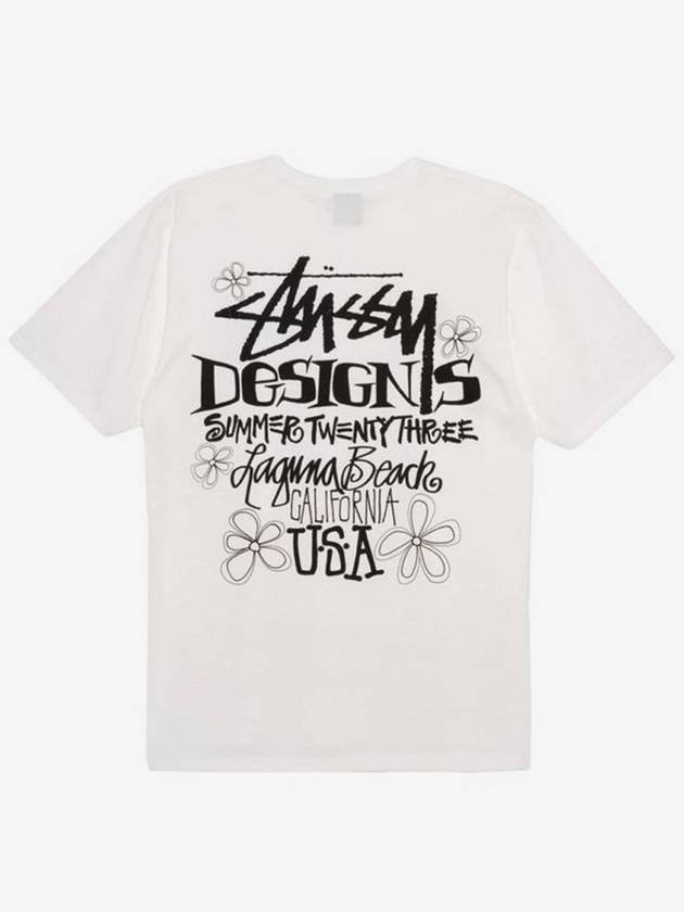 Summer LB T Shirt White Women - STUSSY - BALAAN 1