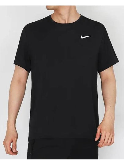 Dri-Fit UV Miler Short Sleeve T-Shirt Black - NIKE - BALAAN 2