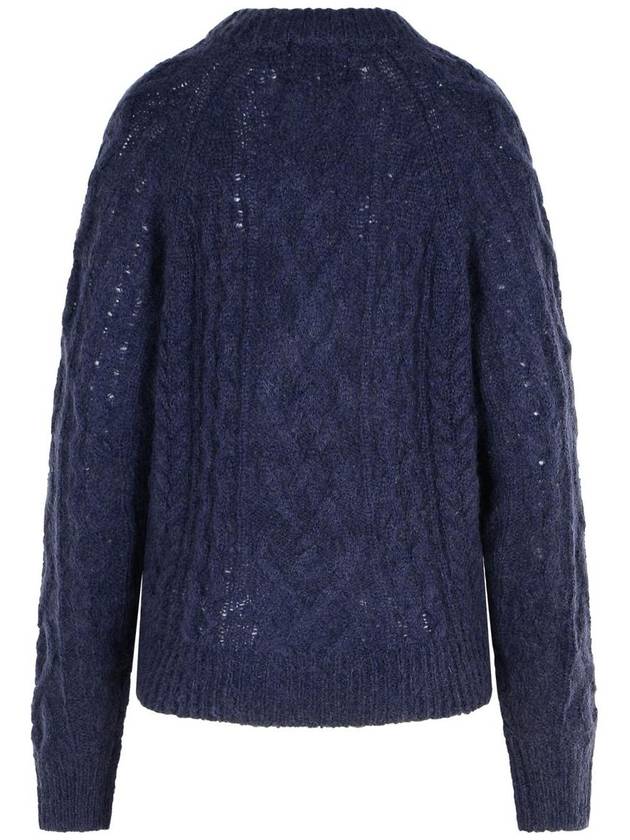 Isabel Marant Étoile 'Elka' Navy Mohair Blend Sweater - ISABEL MARANT ETOILE - BALAAN 3