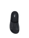 Diagonal FF Jacquard Slippers Grey - FENDI - BALAAN 5