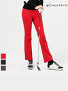 Women s white brush color combination bootcut pants HA3WPT003 - HOLIC&PLAY - BALAAN 3