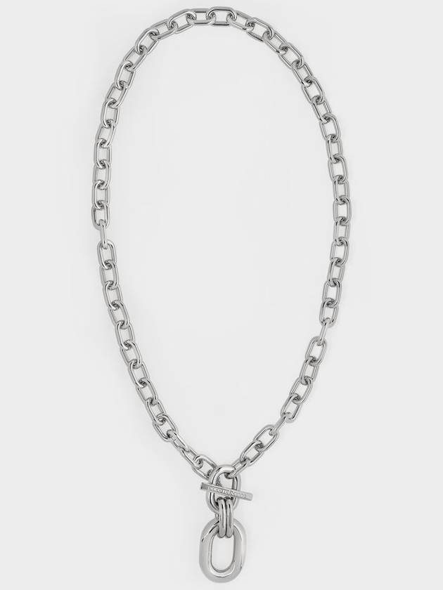 XL Link Necklace in Silver Aluminium - PACO RABANNE - BALAAN 1