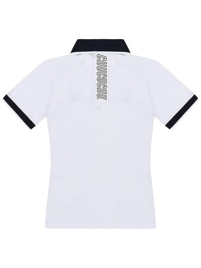 C23MTS021W Knit Point Polo T-Shirt White - CHUCUCHU - BALAAN 2