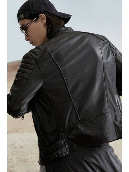 MILAN leather biker jacket - IRO - BALAAN 1