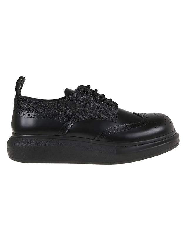 Men's Hybrid Lace-Up Derby Shoes Black - ALEXANDER MCQUEEN - BALAAN.