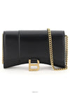 Hourglass Chain Mini Calfskin Cross Bag Black - BALENCIAGA - BALAAN 7