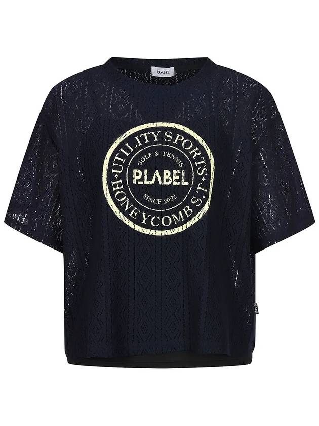 Circle print lace t-shirt tank top set MW4ME423 - P_LABEL - BALAAN 5