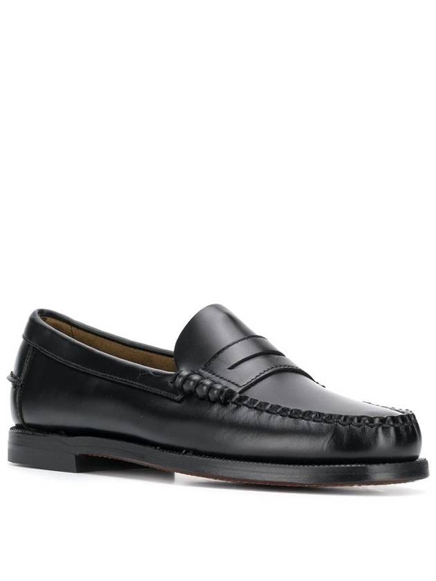 Sebago Classic Dan Black Leather Loafers - SEBAGO - BALAAN 4