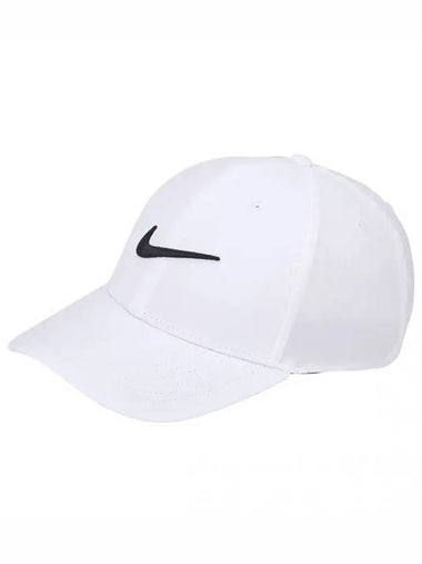 Dry Fit Club Structure Swoosh Cap White FB5625 100 - NIKE - BALAAN 1