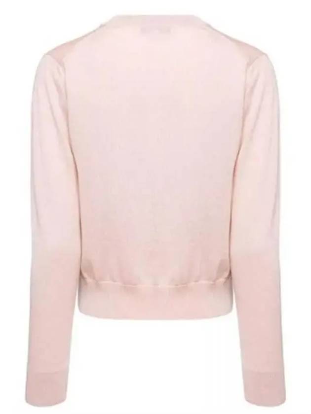 Baby Fox Patch Regular Cardigan Pink - MAISON KITSUNE - BALAAN 3