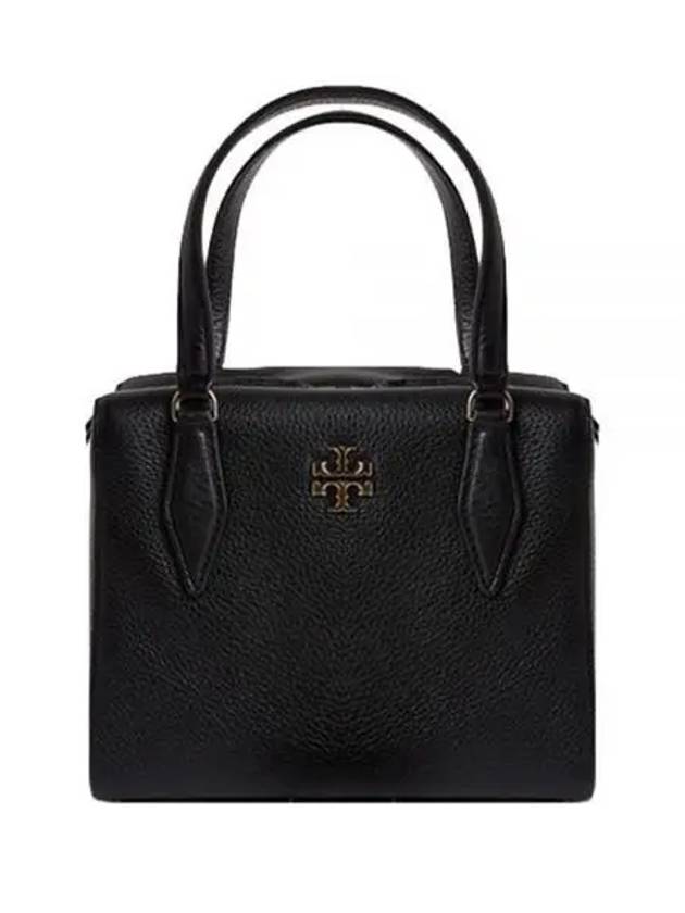 Kira Pebble Satchel Small Tote Bag Black - TORY BURCH - BALAAN 2