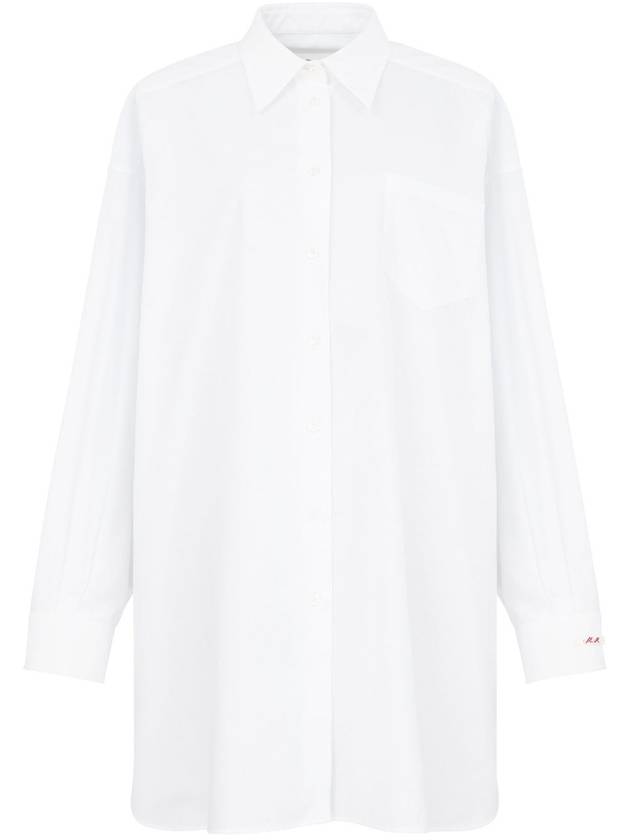 Oversized Long Sleeve Shirt Optical White - MAISON MARGIELA - BALAAN 2