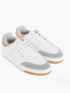 Sl61 Smooth Leather Suede Low Top Sneakers White - SAINT LAURENT - BALAAN 2