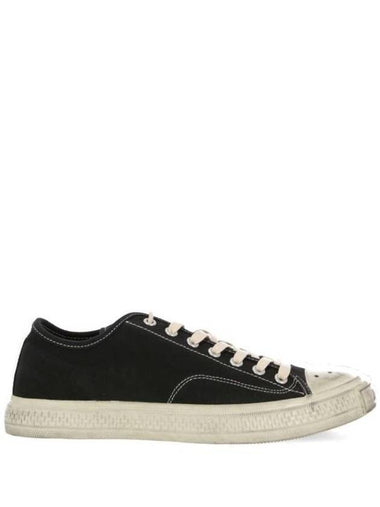 Logo Low Top Sneakers Black - ACNE STUDIOS - BALAAN 1