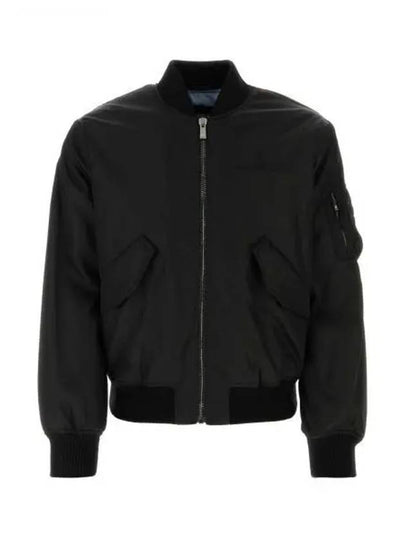 Logo Bomber Jacket Black - VERSACE - BALAAN 2