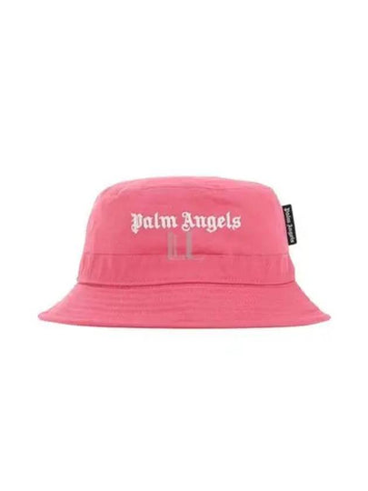 Classic Logo Bucket Hat Pink - PALM ANGELS - BALAAN 2