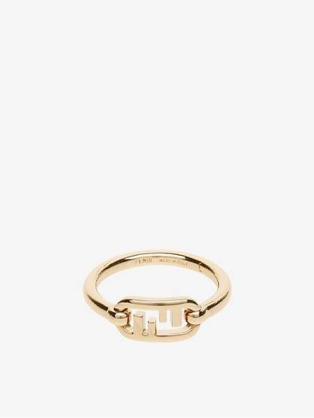 Orak Soft Gold Ring L - FENDI - BALAAN 6