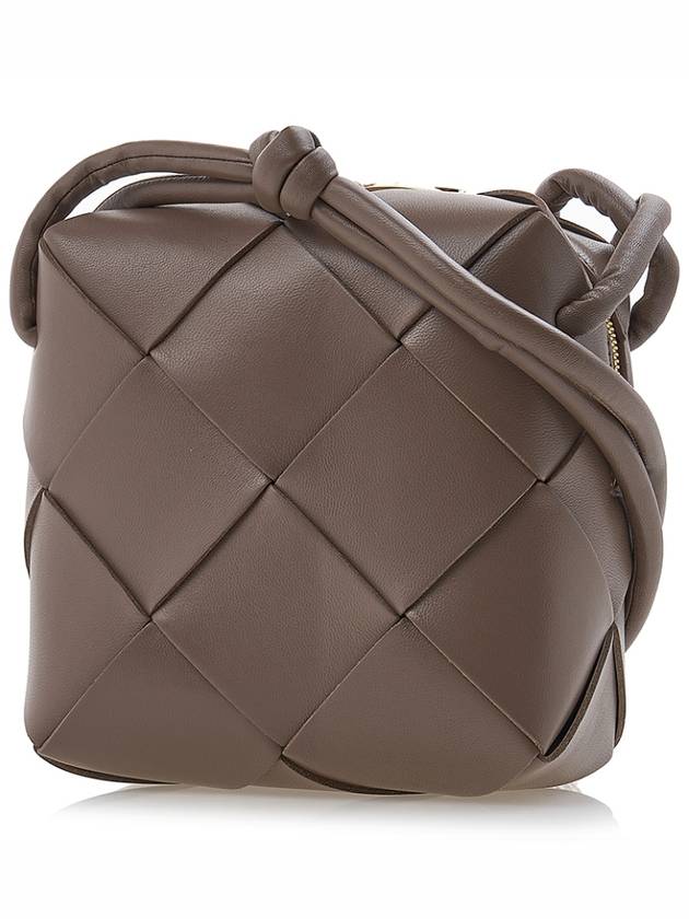 Cassette Intrecciato Mini Shoulder Bag Brown - BOTTEGA VENETA - BALAAN 3