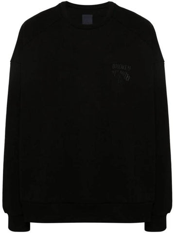 Embroidered Logo Sweatshirt Black - JUUN.J - BALAAN 1