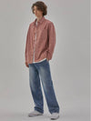 Denim Garments Dying Pocket Shirt Orange Pink - CORK - BALAAN 2