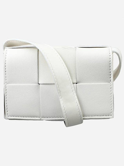 Intrecciato Cassette Small Cross Bag White - BOTTEGA VENETA - BALAAN 2